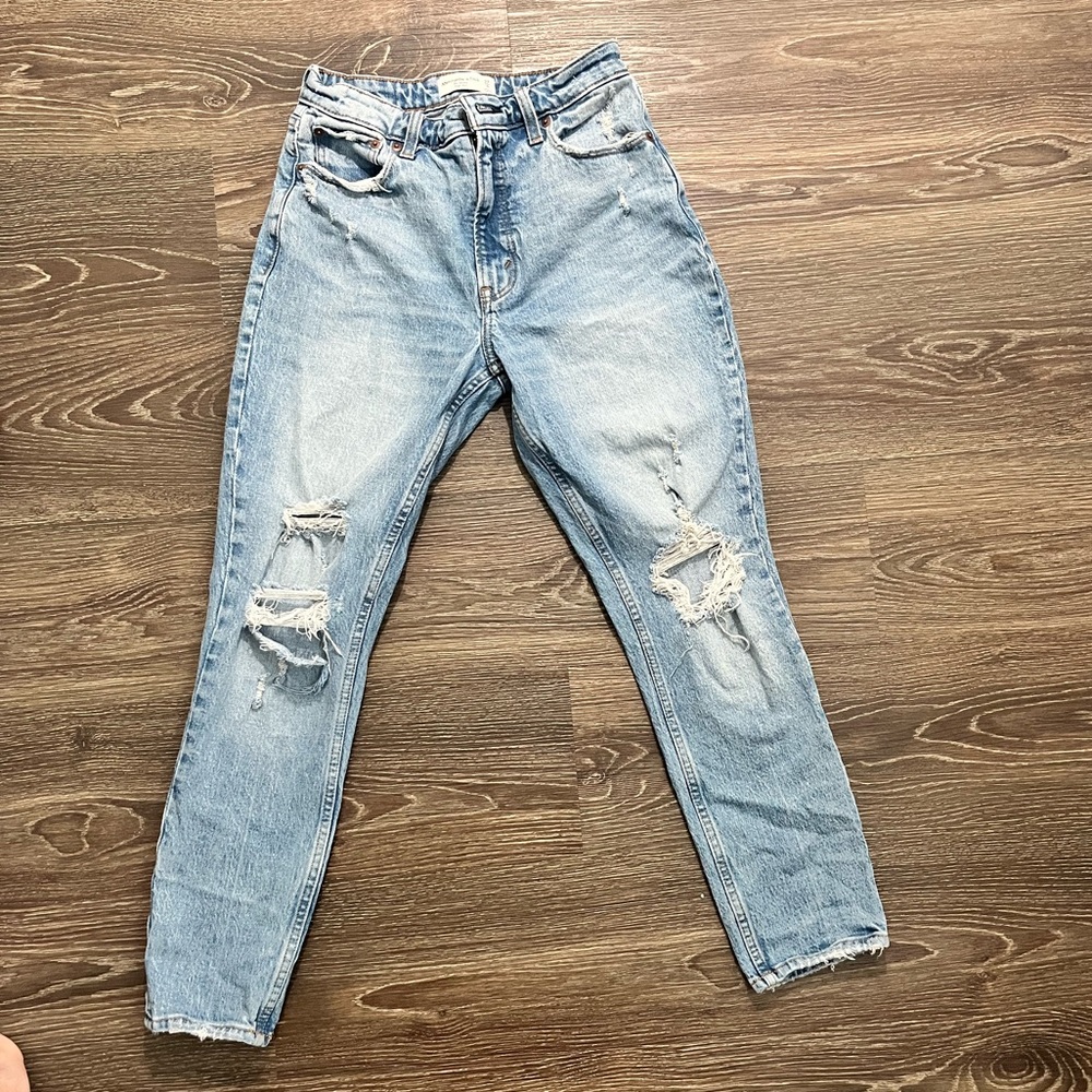 Abercrombie and fitch curvy love jeans